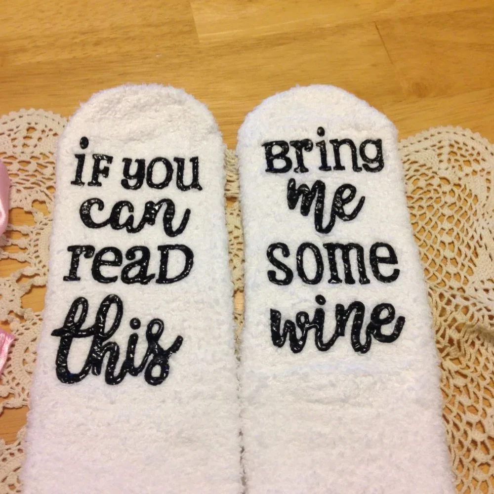 New Wine Socks - Soft Fluffy